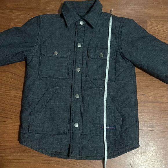 GAP Boys Denim Quilted chambray jacket - Picture 9 of 14